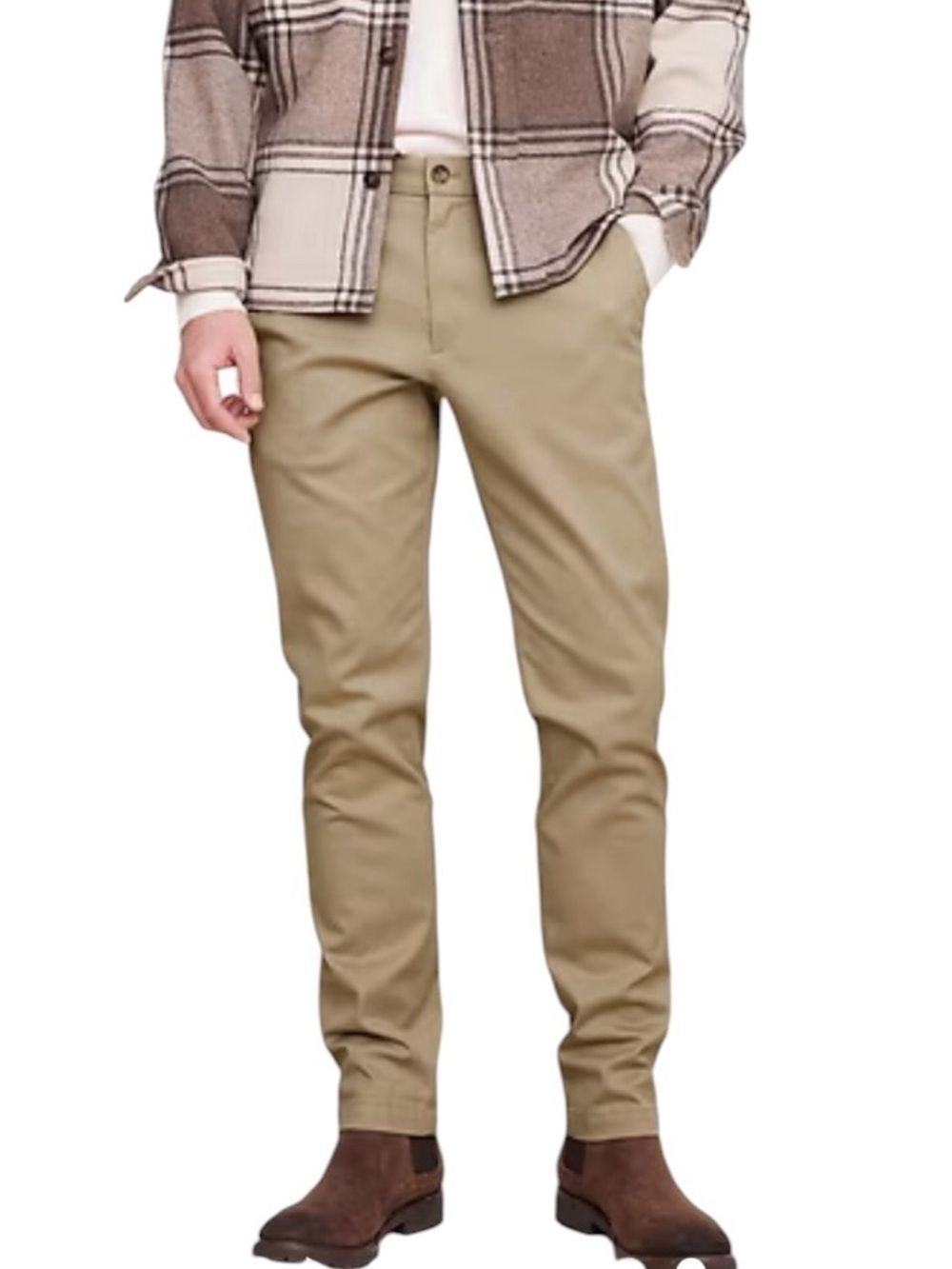 Banana Republic Men's Rapid Movement Chino Pants in Khaki 36x30